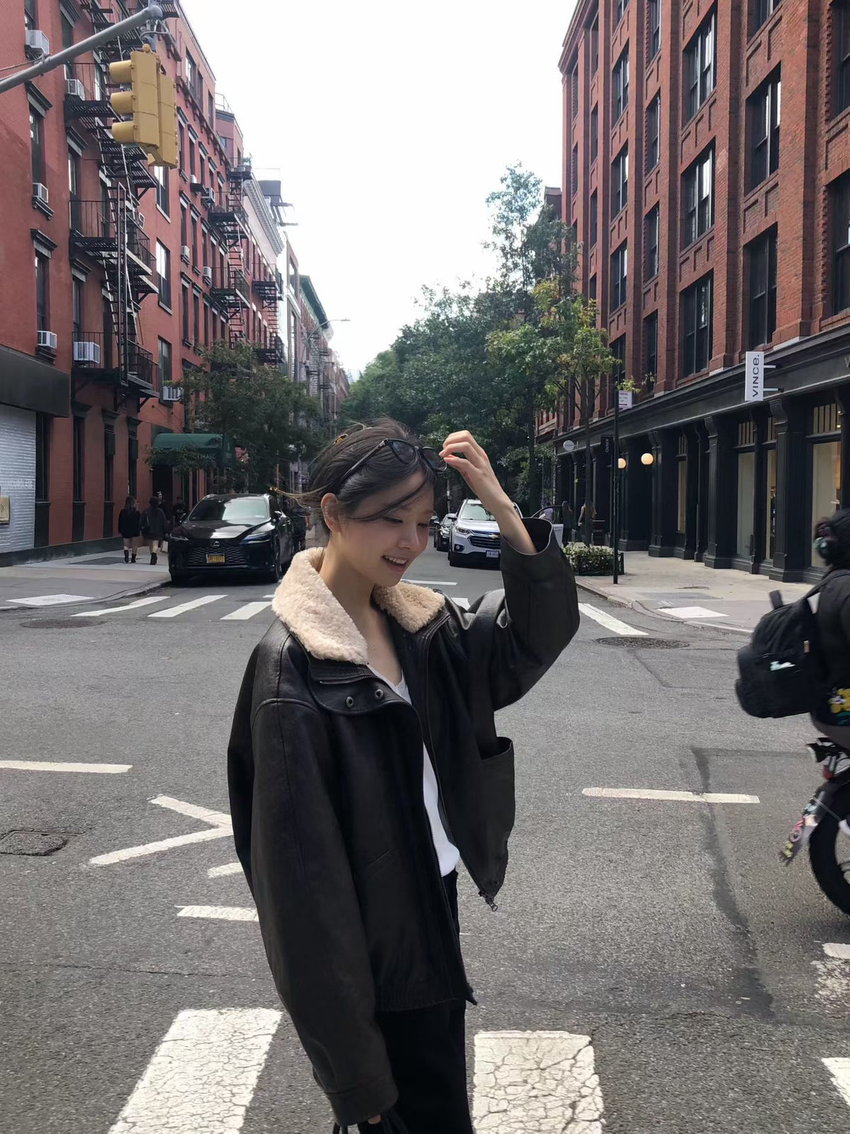 Chloe leather jumper