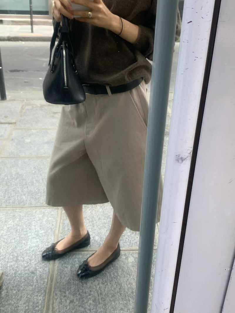 Ain v wholegarment knit