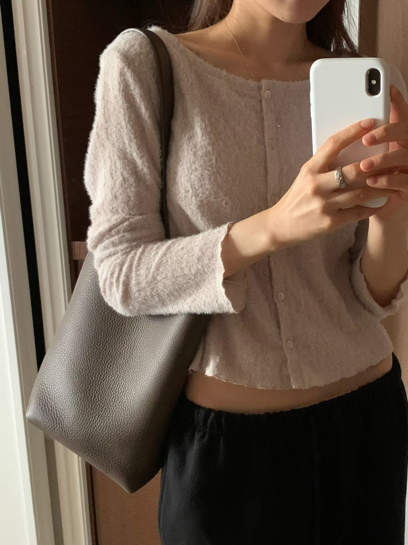 Fluffy cardigan
