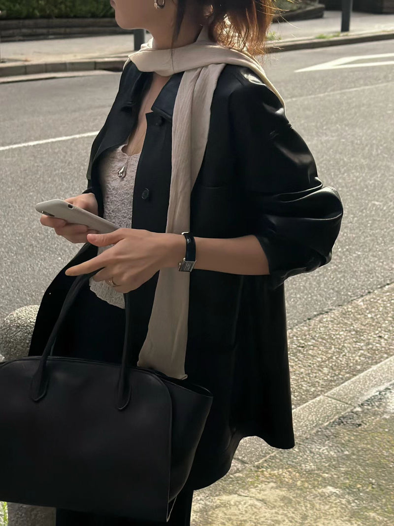 Mine leather jacket