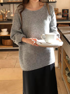 [In stock] Noa wide knit / ivory