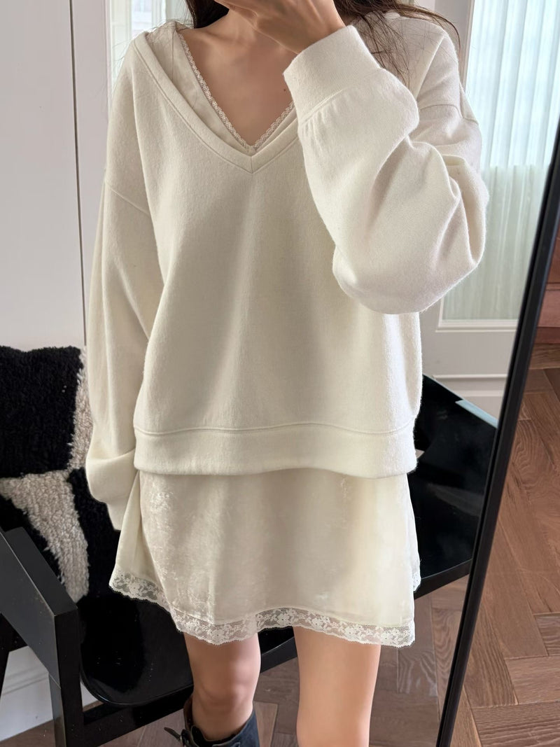 Wool v neck MTM