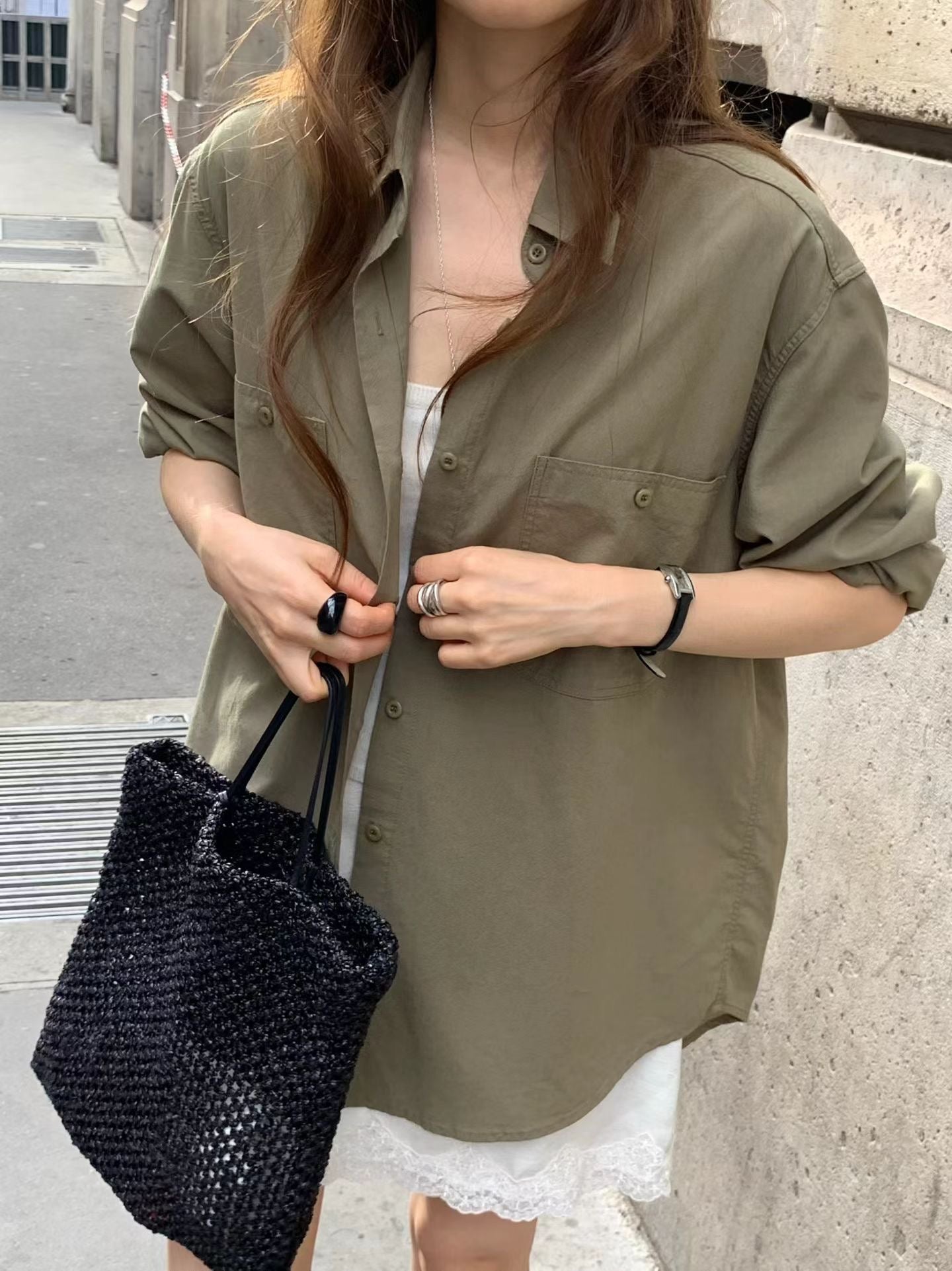 Phoebe pocket shirt