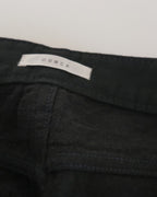 Black cotton kimo pants