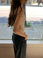 Summer washing black denim