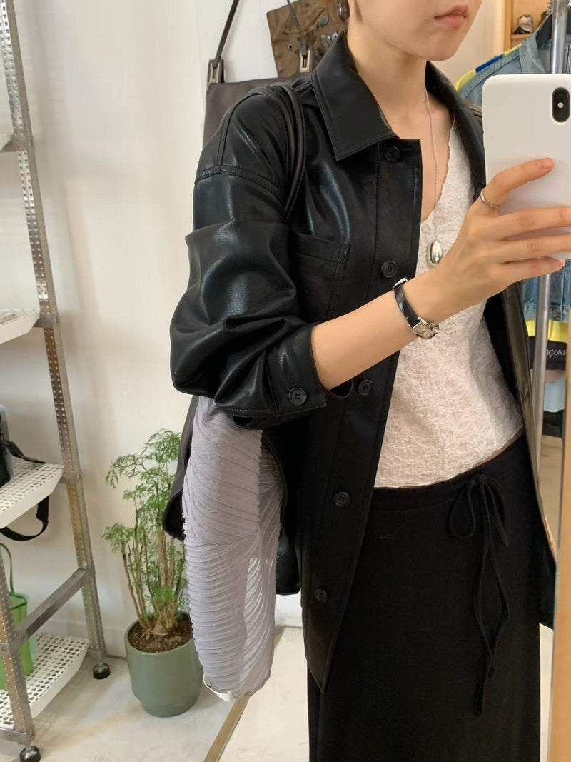 Mine leather jacket
