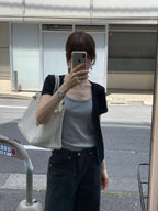 Mild half cardigan