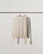 Fine alpaca round knit