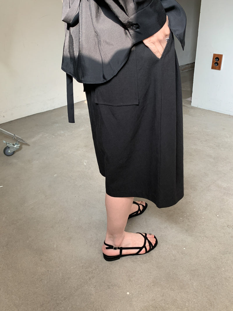 Nuance velvet line sandal