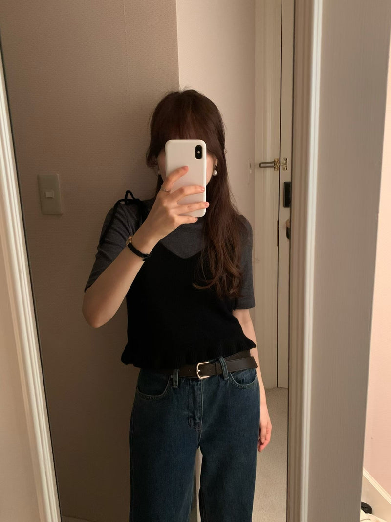 Log blue denim