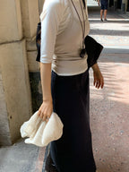 Washing midi skirt