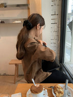 [sale] Studio leather jacket (camel)
