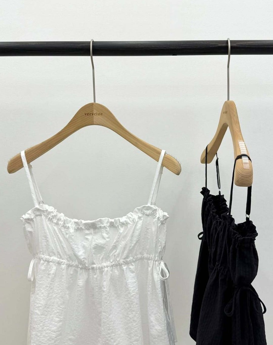 [sale] Ribbon shirring blouse