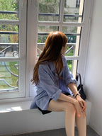 Boxy drop shirt