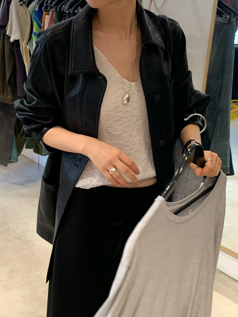 Mine leather jacket