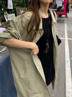 Vintage washing trench coat