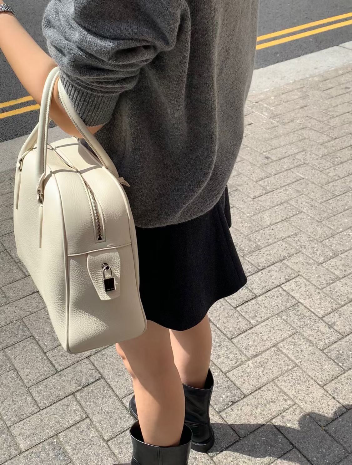 Mini flare skirt