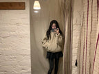 Minc hood fur zipup jacket