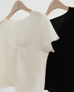 Elle shirring tee