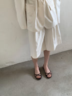 Nuance velvet line sandal
