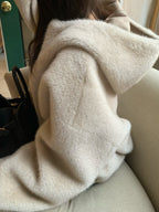 Minc hood fur zipup jacket