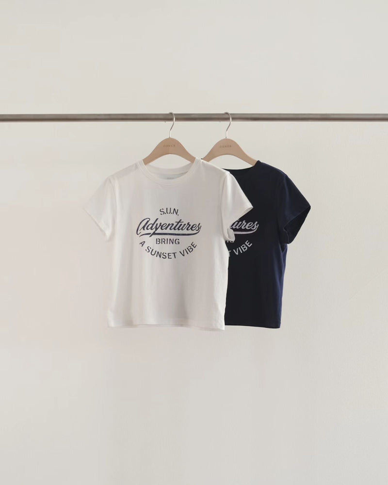 Sunset half tee