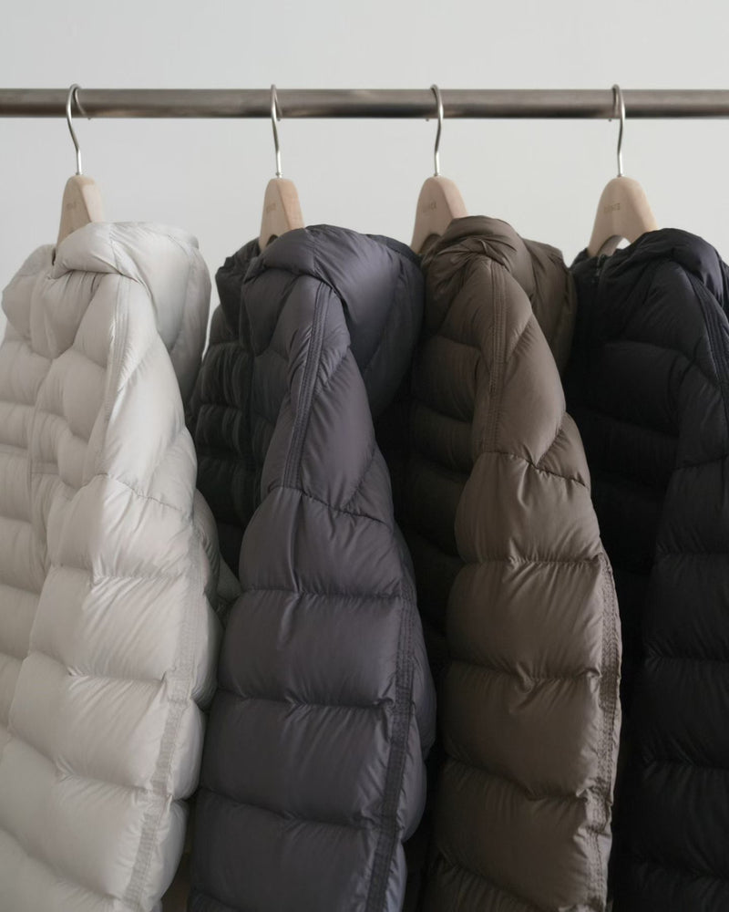 Feather light duck down padding