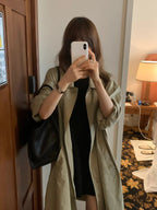 Vintage washing trench coat