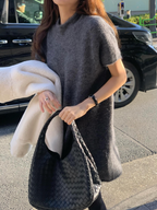 [sale] wool half onepiece (charcoal)