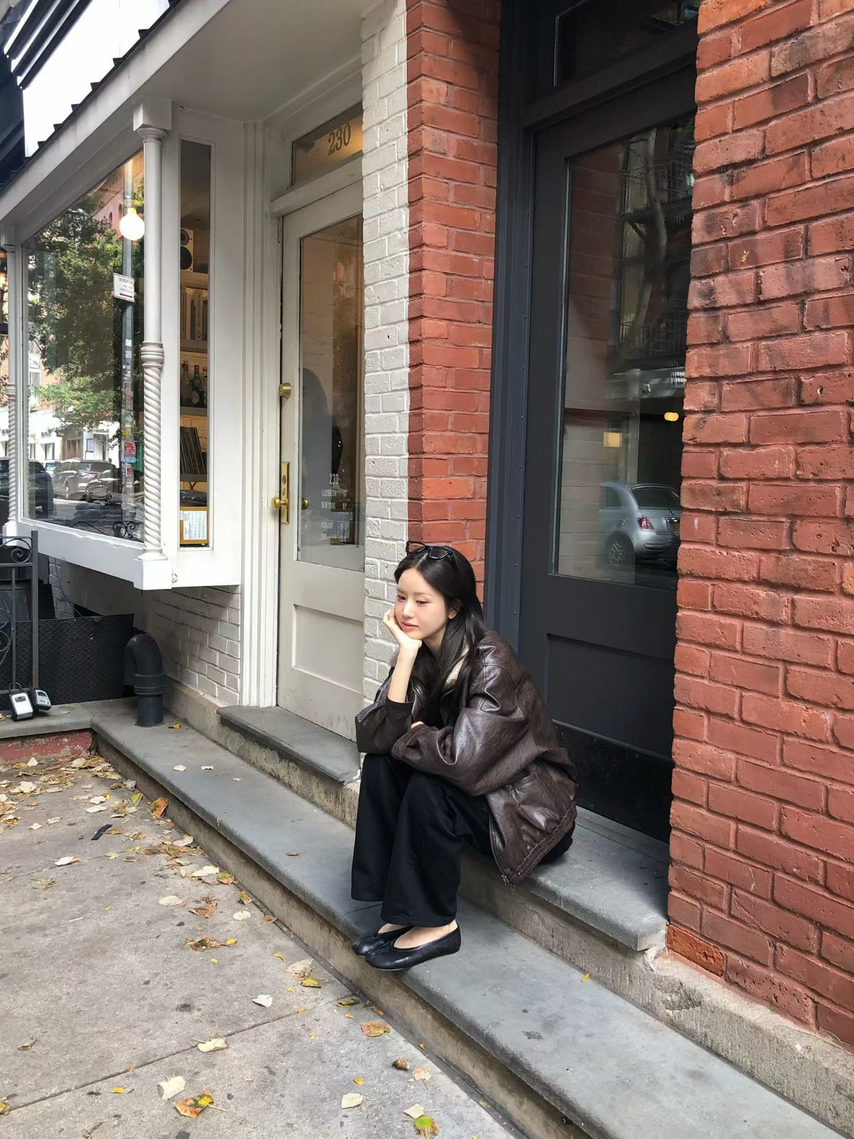 Chloe leather jumper