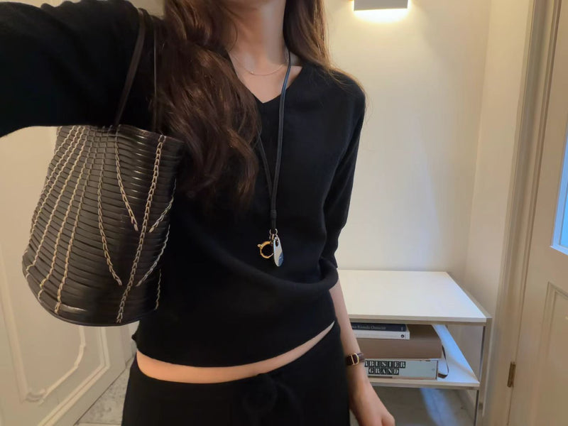 Mia half knit