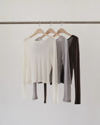 Scoop layered tee