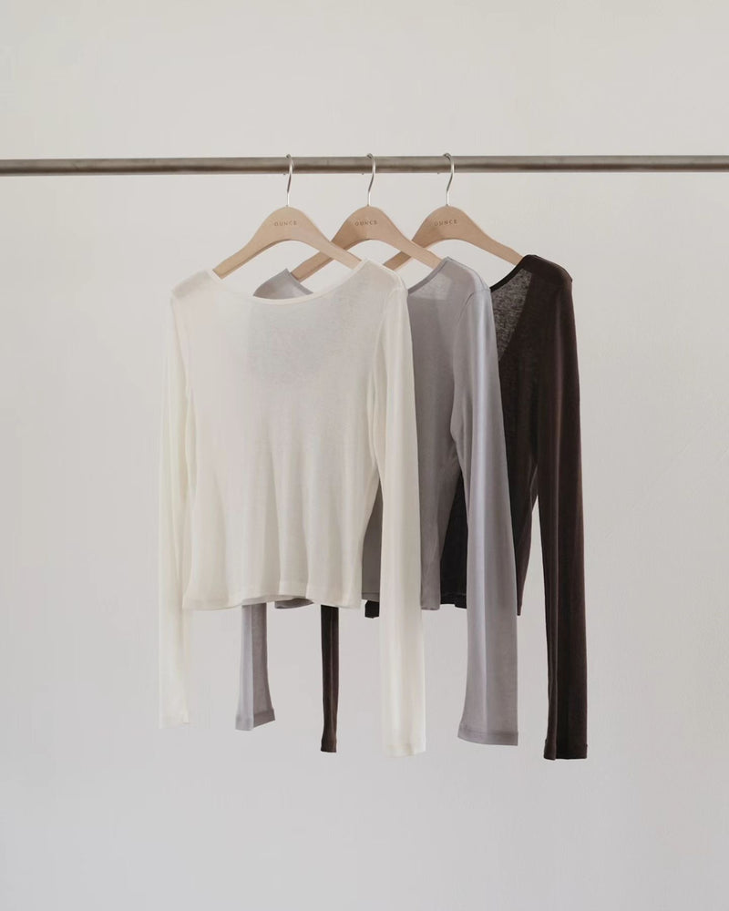 Scoop layered tee