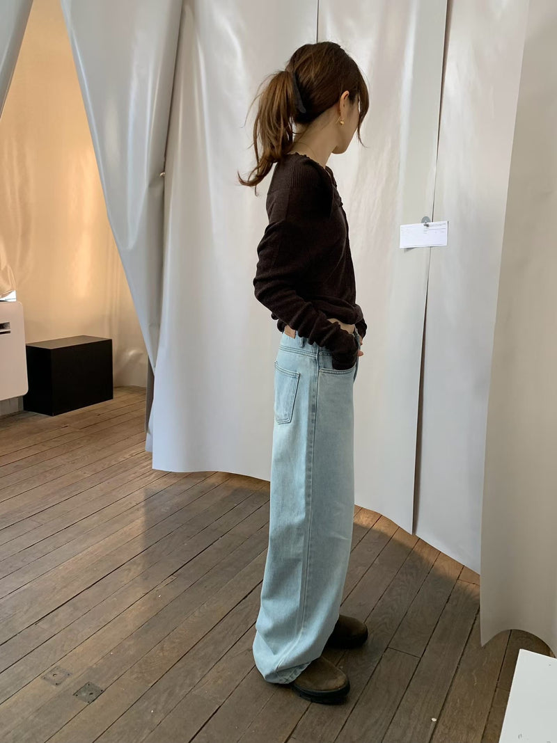 Teen light blue denim
