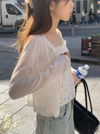 Day silk cardigan