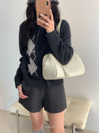 Bow shoulder bag