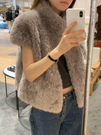 Rouve half fur jacket