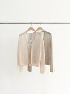 Paper panching cardigan