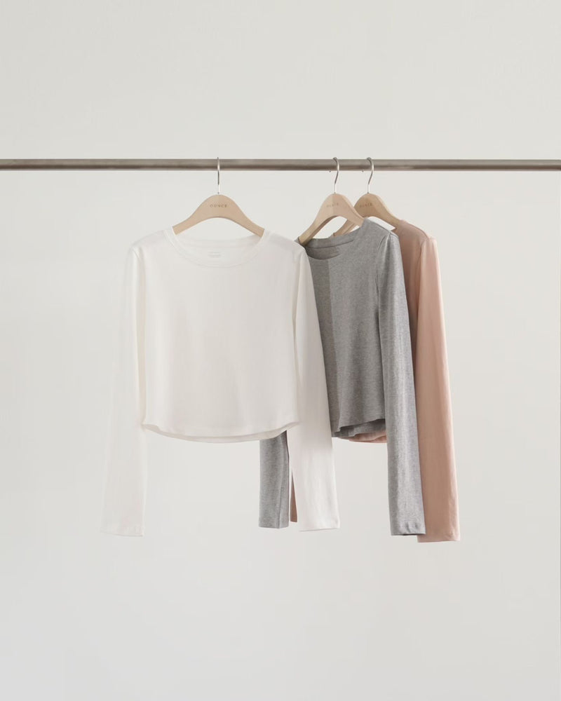 Curve crop tee