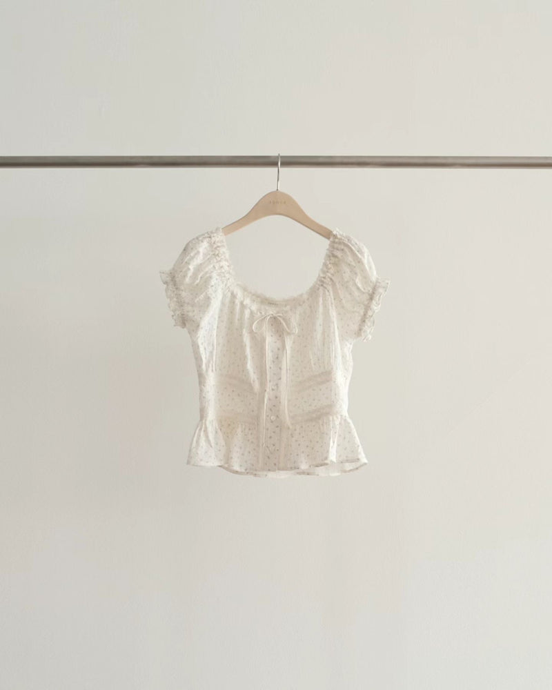 Jane puff blouse