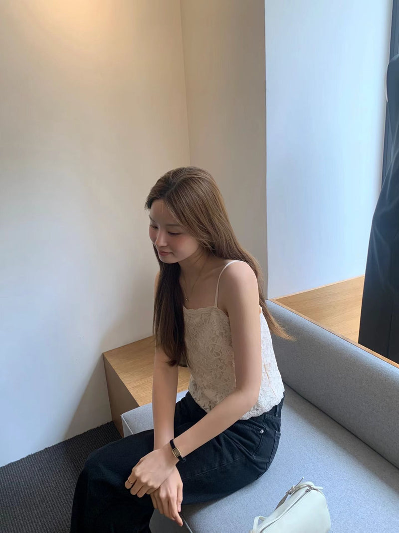 Wave lace blouse