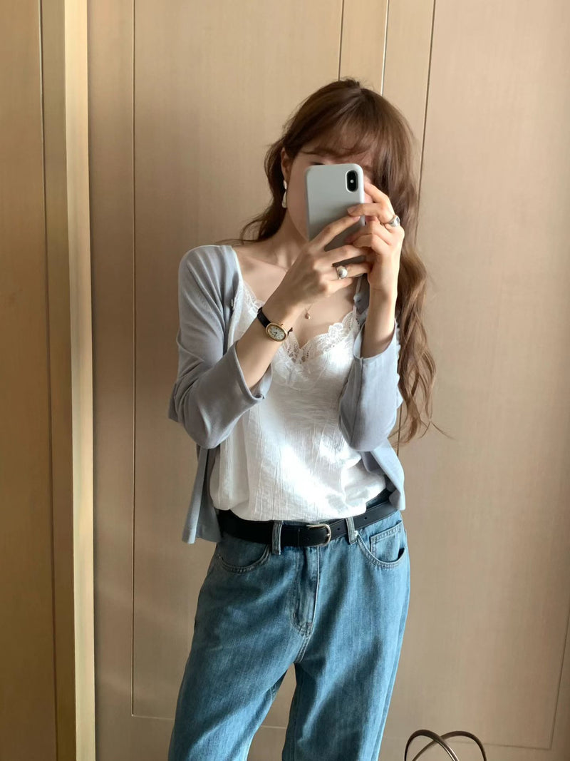 Day silk cardigan