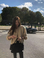 Rama wool round cardigan