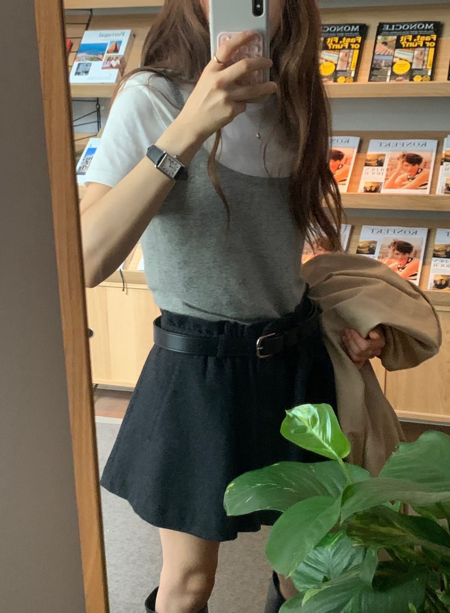 Bas hole banding pants