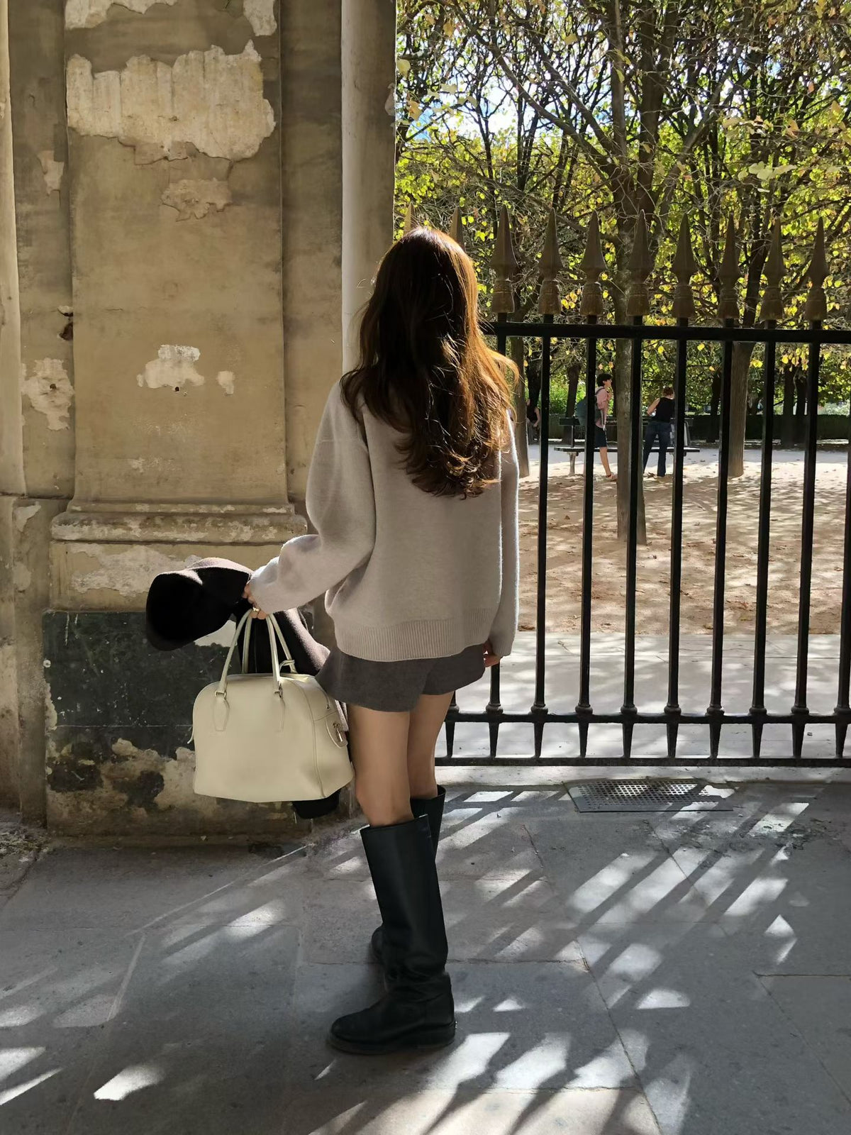 Eden wool shorts