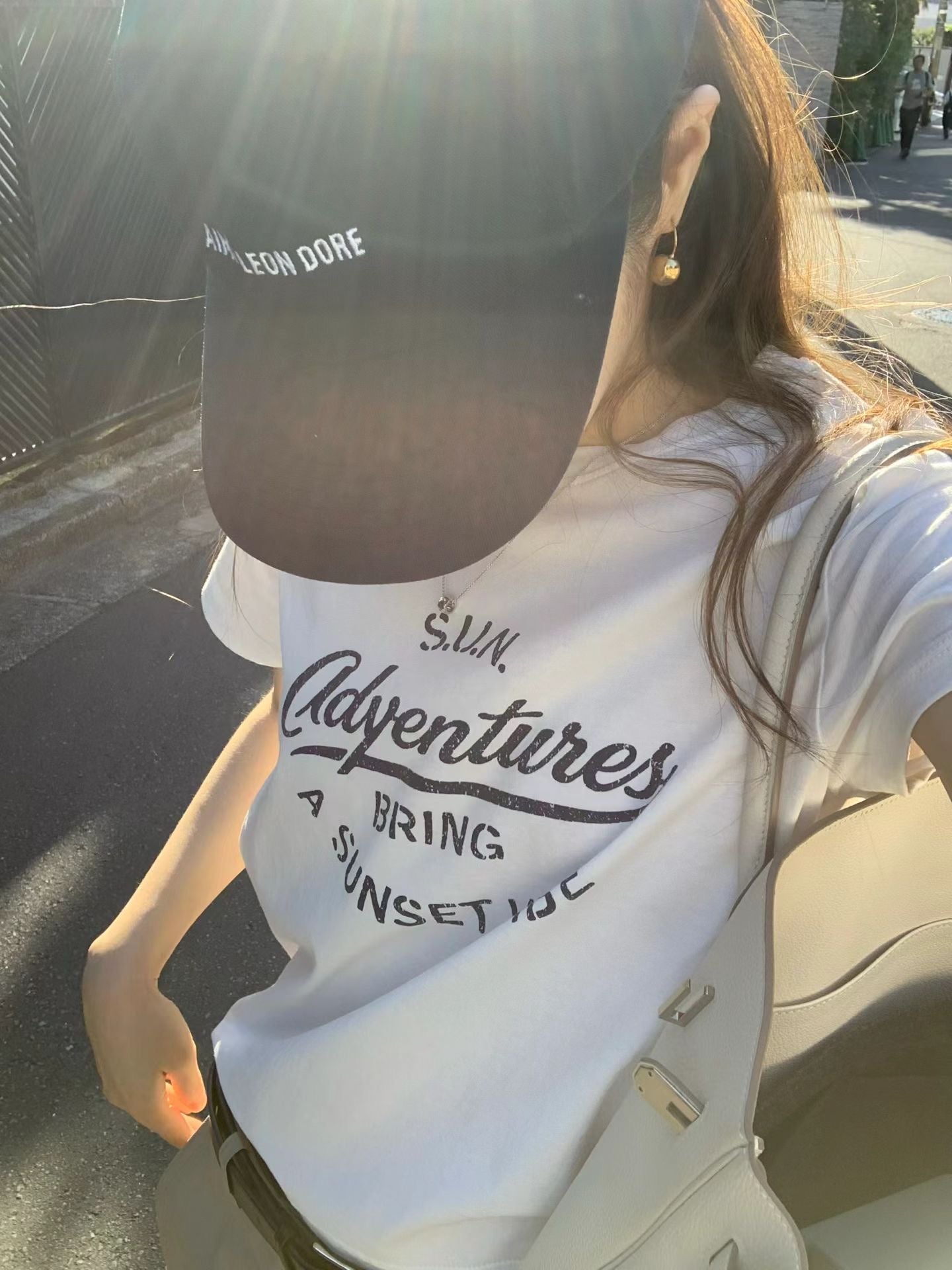 Sunset half tee