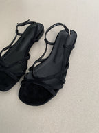 Nuance velvet line sandal
