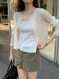 Loe pleats cardigan