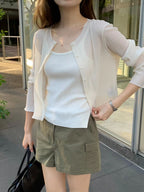 Loe pleats cardigan