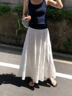 Organic linen sleeveless knit